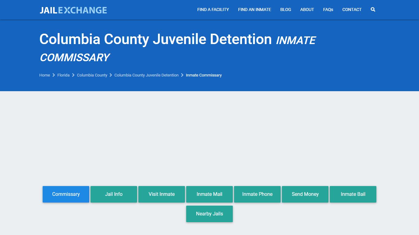 Columbia County Juvenile Detention Commissary, Care Packs ...